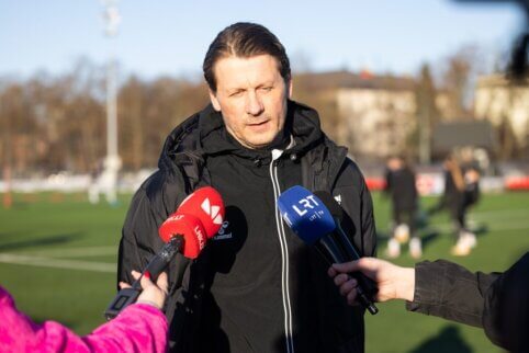 T. Ražanauskas prieš Estijos testą: „Laukia tikrai įdomios rungtynės“