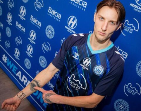 „Mėlynai baltų“ gretose – perspektyvusis A. Kaulinis