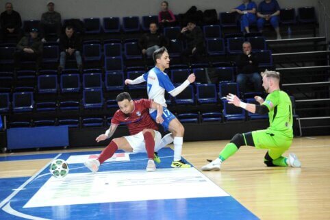 Futsal A lyga, kurią remia TOPsport: į pusfinalį po dar vienos įspūdingos dramos žengė „Bruklinas“