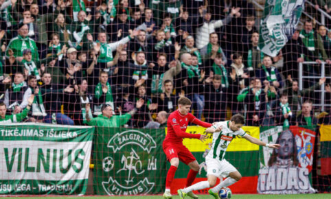 Sausakimšos tribūnos padėjo – „Žalgiris“ šventė dar vieną pergalę