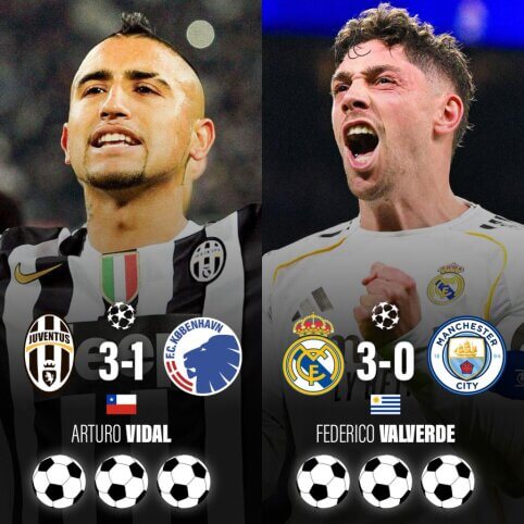 Vieninteliai P. Amerikos saugai, Čempionų lygoje pasižymėję „hat-tricku“