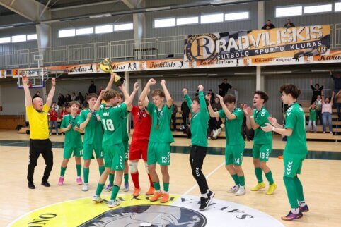 Baudinių serija vainikavo jaunimo U16 futsalo ketverto varžybas