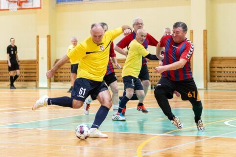 Lietuvos senjorų (60+) futsal pirmenybės baigėsi alytiškių triumfu