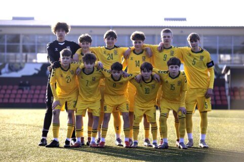 Vaikinų U14 rinktinė nusileido „Kauno Žalgirio“ U15 komandai