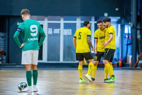 Futsal A lyga, kurią remia TOPsport: akmeniškių paraiška čempionų tvirtovėje