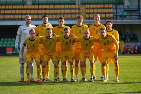 Du įvarčiai garantavo Lietuvos rinktinės pergalę Moldovoje