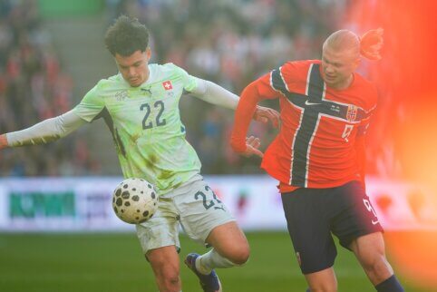 Norvegija su šveicarais išsiskyrė be įvarčių