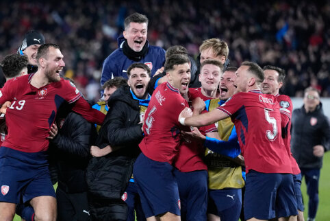 Čekija po 11 metrų baudinių serijos įveikė Daniją bei žengė į pasaulio čempionatą