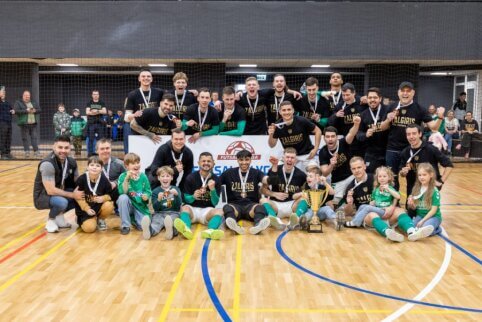 „Kauno Žalgiris“ įspūdingu stiliumi namuose apgynė Lietuvos čempiono titulą