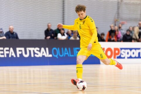 Vyrų futsal rinktinėje debiutavęs E. Rusteika: „Žaidėjų patirtis viską išsprendė“