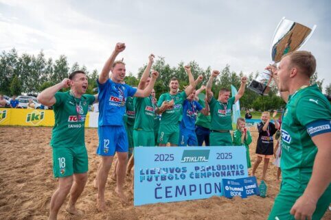 Startuoja registracija į 2026 metų „Stiklita“ Lietuvos paplūdimio futbolo čempionatą