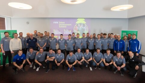 Kaune tris dienas vyko šalies jaunimo ir vartininkų trenerius subūrę FIFA kursai