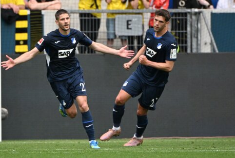 Dubliu baudiniais pasižymėjęs A. Kramaričius nulėmė svarbią „Hoffenheim“ pergalę