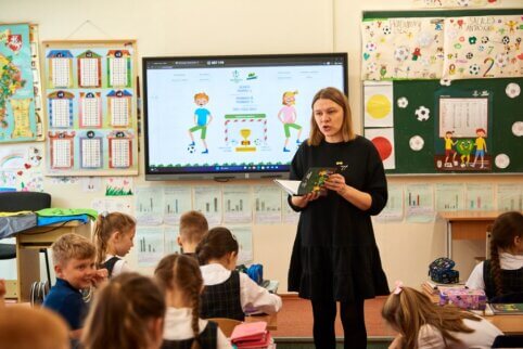 „IKI. Pradinukų lygos – Iššūkių mėnesio“ herojė A. Bikulč: „Mokomės per futbolo žaidimą“