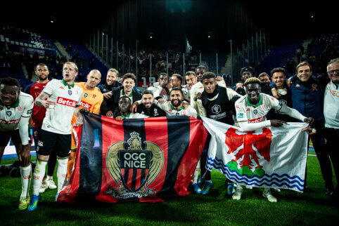 Prancūzijoje stringanti „Nice“ pateko į taurės finalą