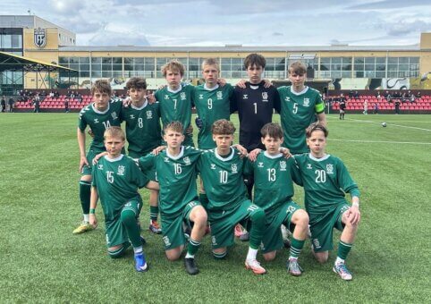 Vaikinų U14 rinktinė antrąkart sužaidė lygiosiomis su latviais