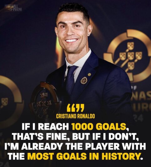 C. Ronaldo nepergyvena dėl ypatingo tikslo