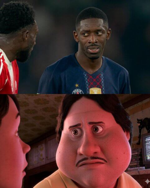 O. Dembele ir A. Daviesas atkūrė „meme“ paveiksliuką