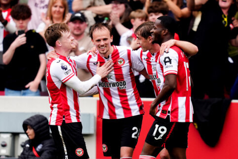 „Brentford“ sutriuškino dėl išlikimo kovojančią „West Ham“ ekipą