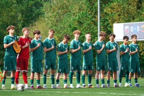 Vaikinų U16 rinktinė pradėjo pasirodymą UEFA „Development“ turnyre