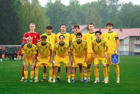 Vaikinų U16 rinktinė panaikino 3 įvarčių deficitą prieš Moldovos komandą