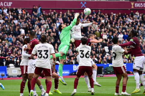 Trys epizodai lėmė viską: dramoje Londone „Arsenal“ įveikė „West Ham“