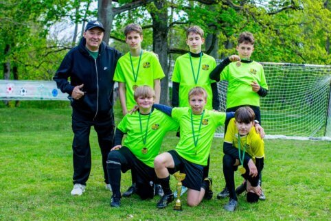 Gelgaudiškyje surengtas integracinis futbolo turnyras