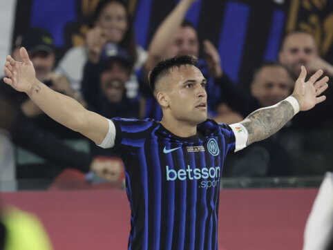 Antras titulas: „Inter“ Italijos taurėje užtikrintai susitvarkė su „Lazio“ vienuolike