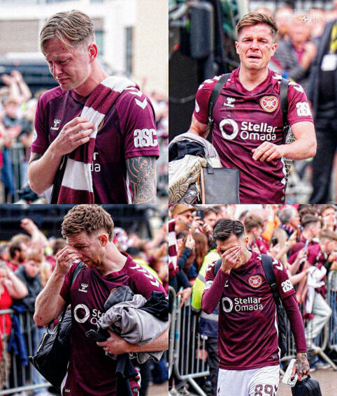 „Hearts“ žaidėjai apmaudžiai netapo Škotijos čempionais