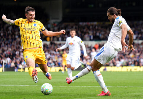 „Leeds“ sudaužė „Brighton“ Čempionų lygos viltis, „Sunderland“ tęsia kovą dėl vietos Europoje
