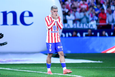 A. Griezmannas atsiprašė „Atletico“ aistruolių