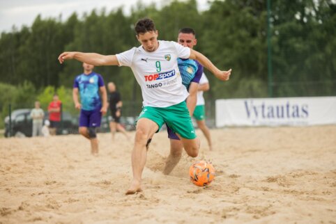 STIKLITA Lietuvos paplūdimio futbolo čempionate šiemet žais aštuonios komandos