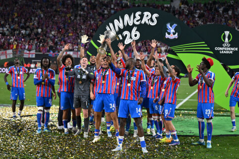 Konferencijų lygą laimėjo prieš „Rayo Vallecano“ dominavę „Crystal Palace“ futbolininkai