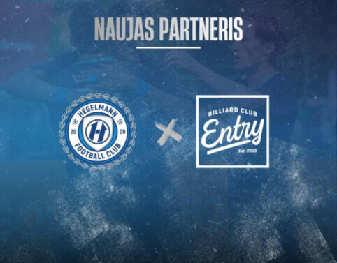 Kauno r. FC „Hegelmann“ pradeda partnerystę su ENTRY biliardo klubu