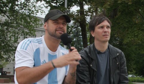 Vilnius spardo kamuolį: Haris, Papinigis ir Ironvytas užkūrė futbolo šventę gatvėse