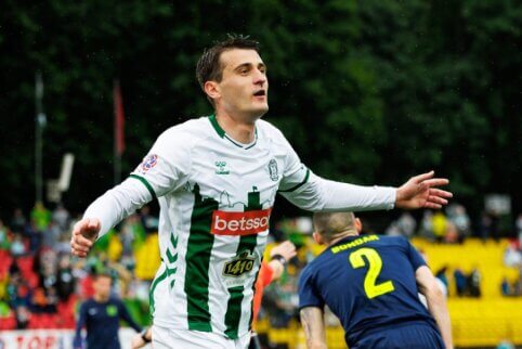 Vilniaus komandų dvikovoje FK „Žalgiris“ palaužė „Riterius“