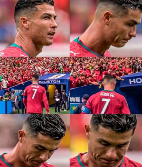 Po nevykusio pasirodymo – C. Ronaldo nusivylimas