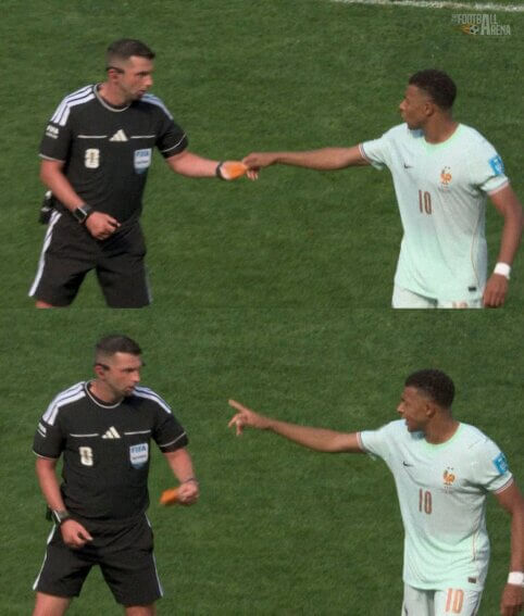 K. Mbappe nurodymas teisėjui sukėlė diskusijas