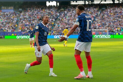 M. Olise ir K. Mbappe šou įkvėpti prancūzai išmetė Švediją iš PČ