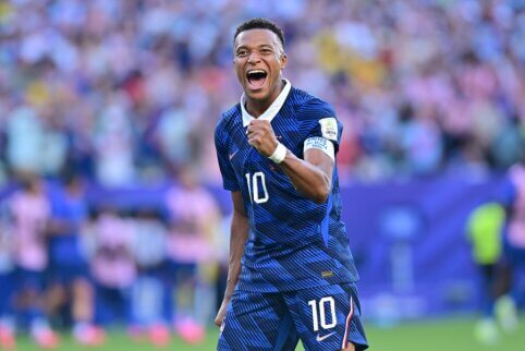 K. Mbappe smūgis nokautavo vokiečių skriaudikus