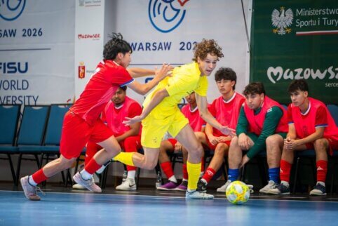 Lietuvos studentų futsalo rinktinė nustelbė amerikiečius