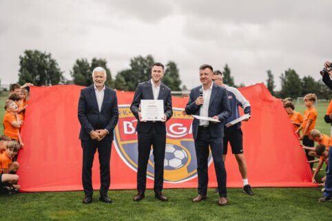 Gargžduose – viena moderniausių futbolo stovyklų bazių Lietuvoje