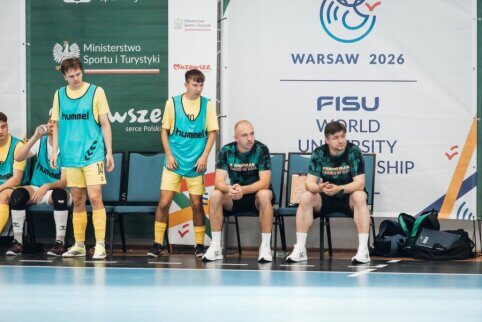D. Gražulis po studentų futsal rinktinės pasirodymo Lenkijoje: „Parodėme, kad mus reikia gerbti“
