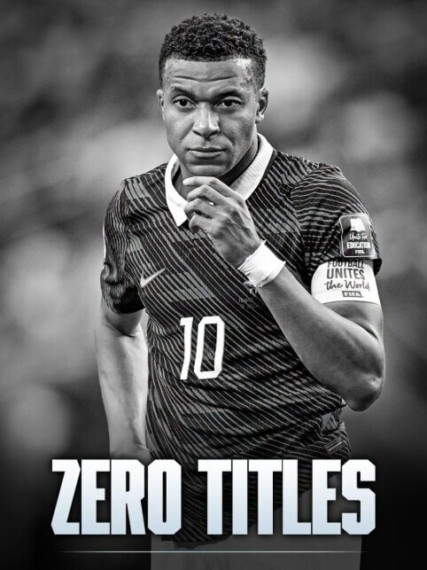 Šį sezoną K. Mbappe neiškovojo nė vieno trofėjaus