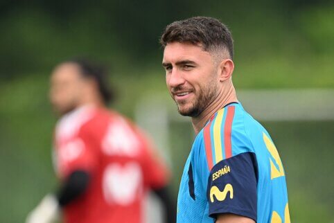 A. Laporte'as paaiškino, dėl ko ispanai nešventė pergalės prieš prancūzus