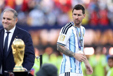 Po pasaulio čempionato finalo – L. Messi žinutė socialiniuose tinkluose