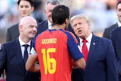 Ispanijos rinktinė „iškirpo“ D. Trumpą