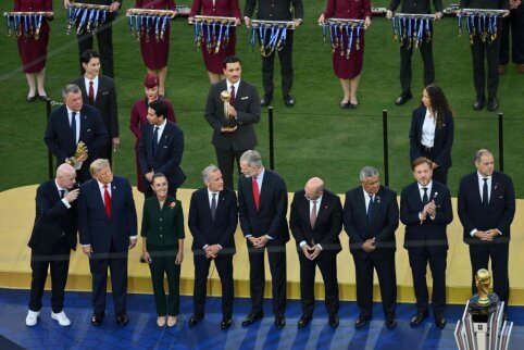 CONMEBOL prezidentas A. Dominguezas prasitarė apie 64 komandas kitame pasaulio čempionate