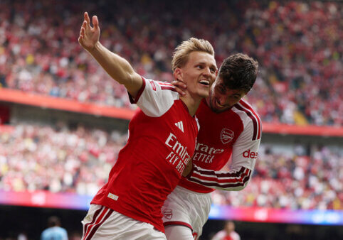 „Man City“ suspardęs „Arsenal“ triumfavo „Community Shield“ mače