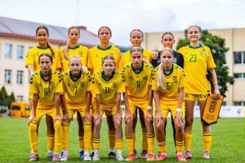Baltijos taurę merginų U15 rinktinė pradėjo pergale prieš latves